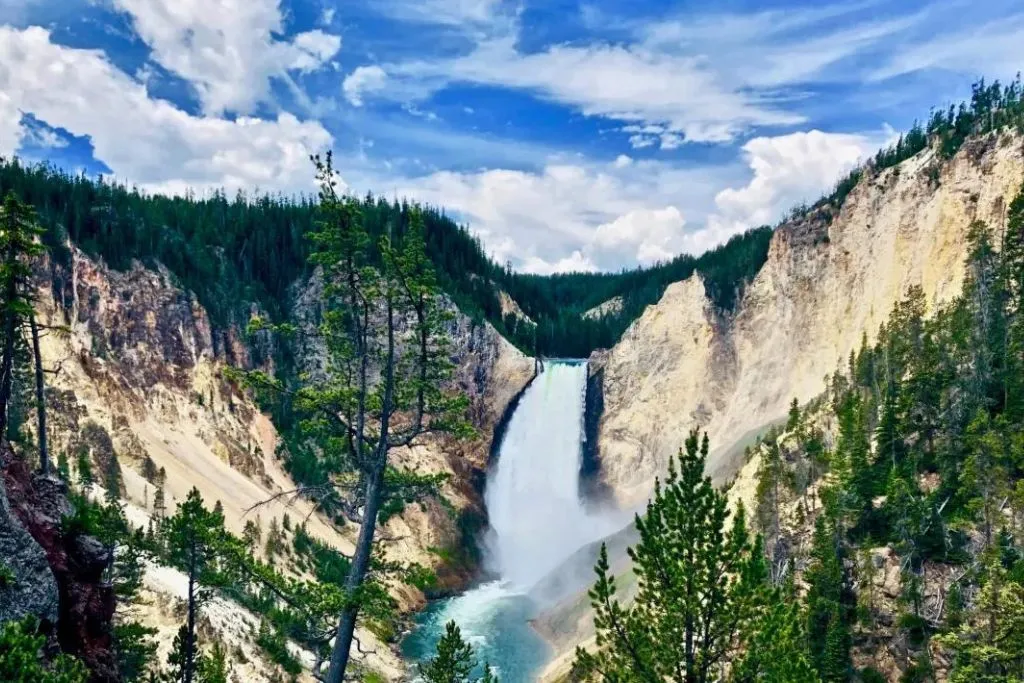Grand Canyon of the Yellowstone in Wyoming