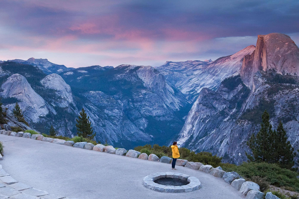 Glacier Point in Yosemite National Park