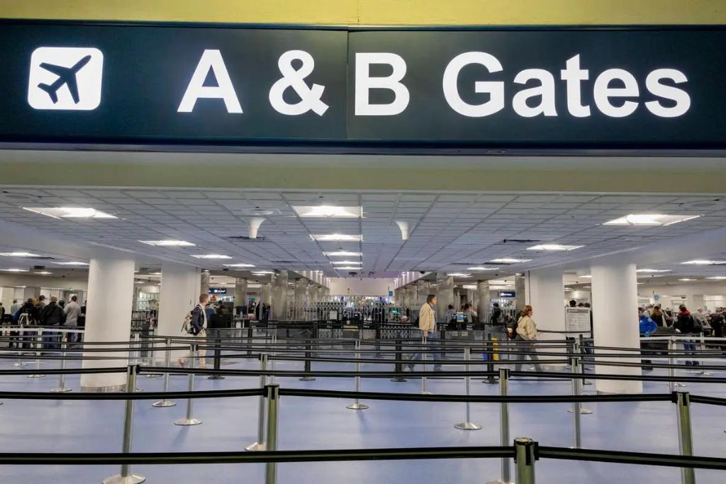 Checkpoint Number A / B for Las Vegas McCarran Airport Security Wait Times