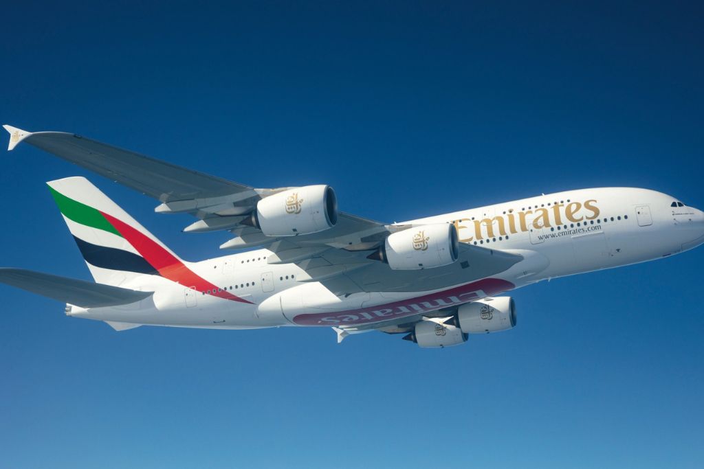 Where does Emirates Fly from JFK Airport to South Africa